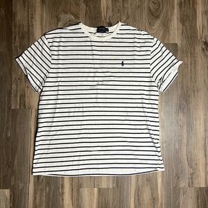 💥SOLD💥Polo Ralph Lauren Men’s Classic Fit Logo T-shirt Large Blue Striped